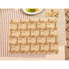 【Craft India】ランチマット ペルレ(ベージュ)