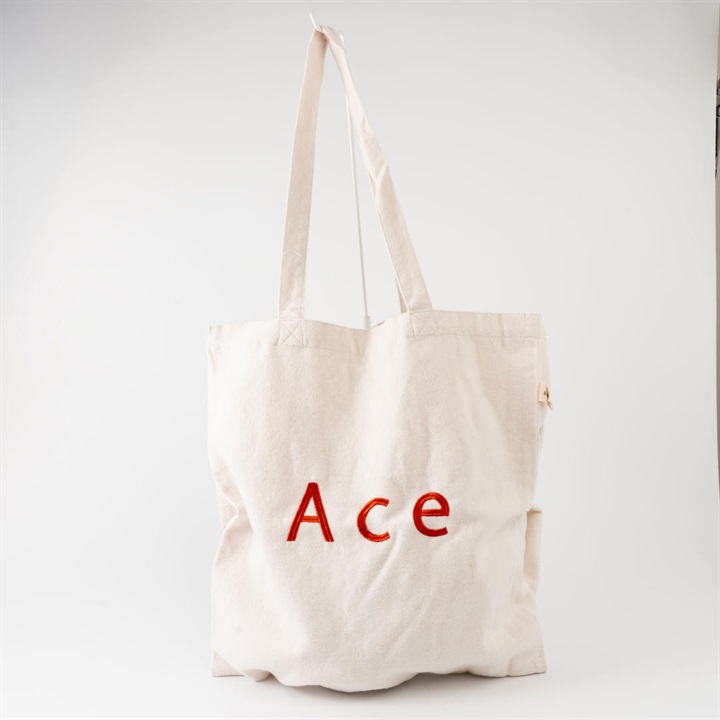 【jou jou lier】起毛仕切りロゴトートバッグ