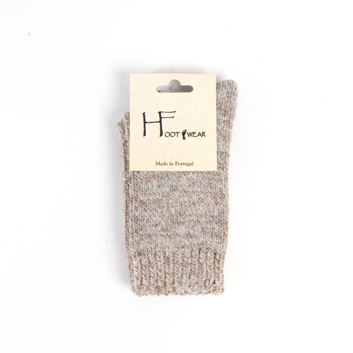 【HFOOTWEAR】CHINEウール混ソックス A
