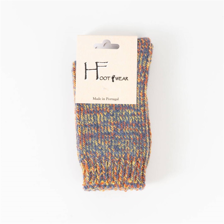 【HFOOTWEAR】CHINEウール混ソックス B