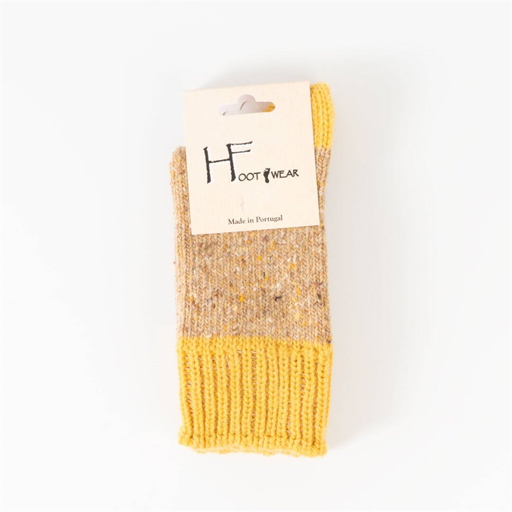 【HFOOTWEAR】NEPウール・シルク混ソックス A