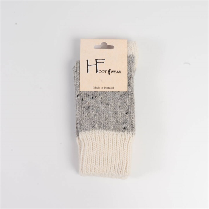 【HFOOTWEAR】NEPウール・シルク混ソックス A