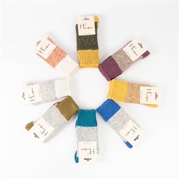 【HFOOTWEAR】NEPウール・シルク混ソックス A