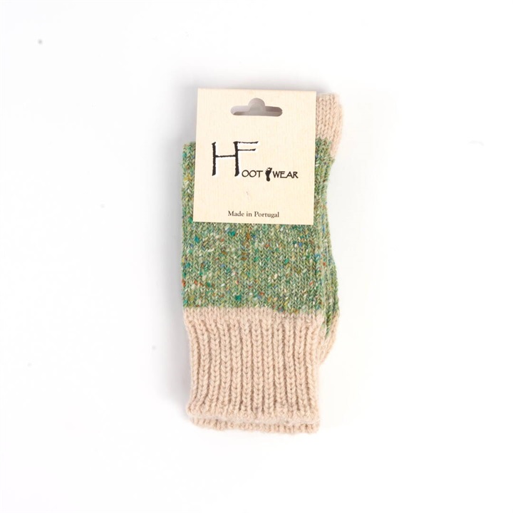 【HFOOTWEAR】NEPウール・シルク混ソックス B