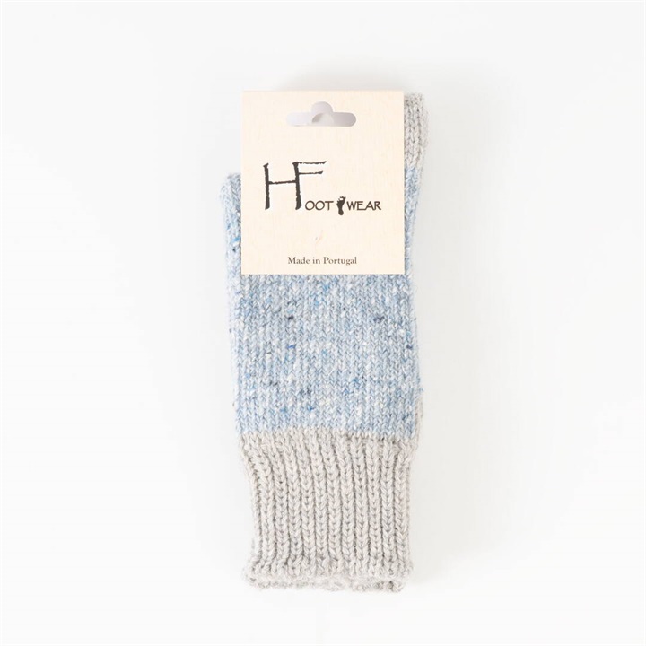 【HFOOTWEAR】NEPウール・シルク混ソックス B