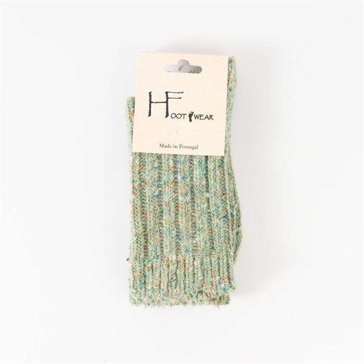 【HFOOTWEAR】CHAUVEリブ編みソックス