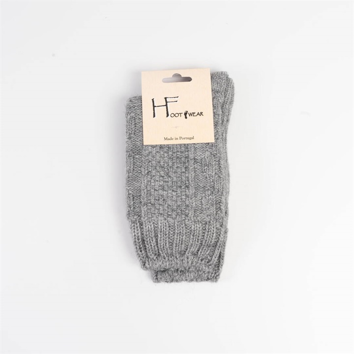 【HFOOTWEAR】TRICOTケーブル編み ショートソックス