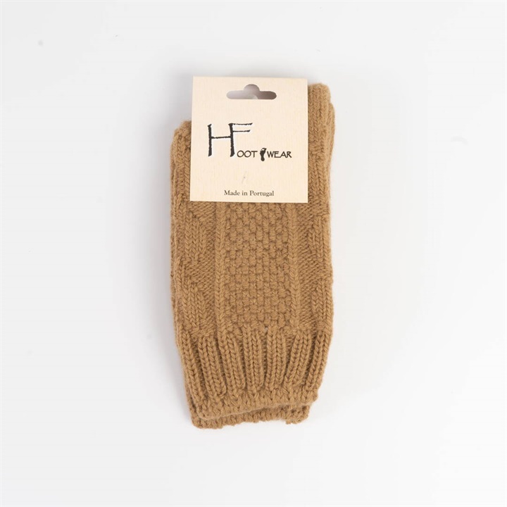 【HFOOTWEAR】TRICOTケーブル編み ショートソックス