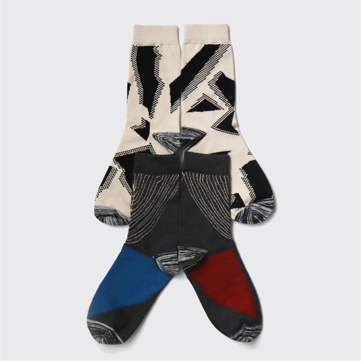 【KIVISDOU】クラフト クルーソックス2P