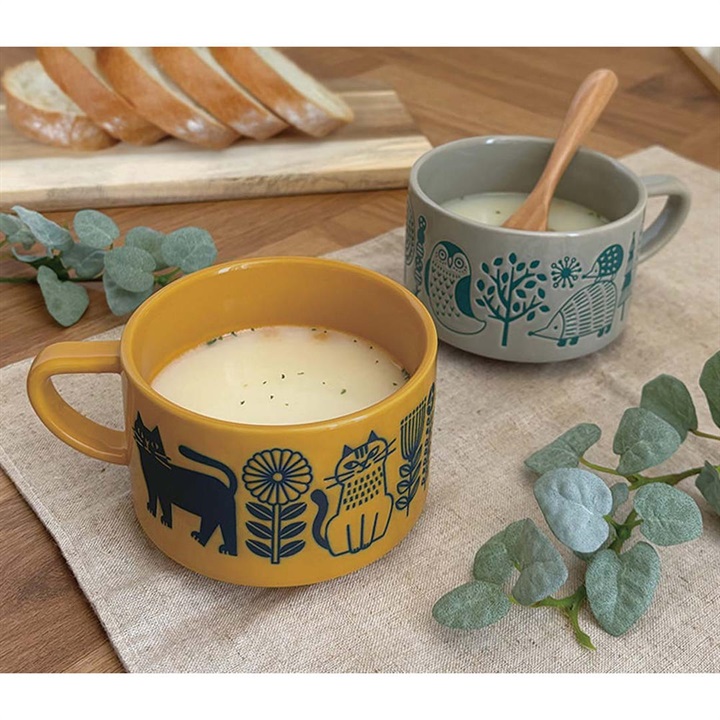 fikalycka スタッキングスープマグカップ 300ml