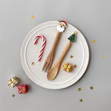 クリスマスウッドカトラリー