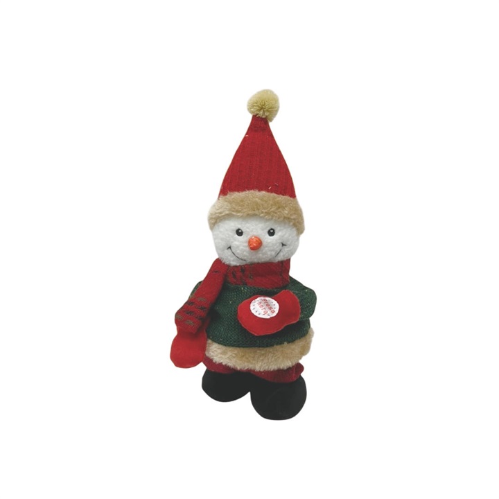 ダンシングクリスマスオブジェ ウォーキングスノーマン