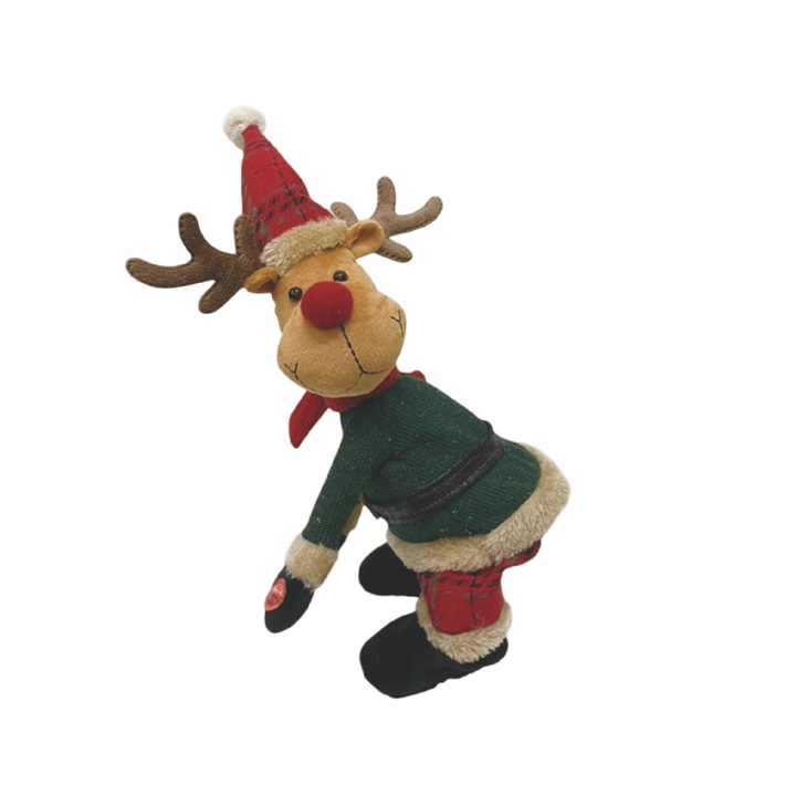 ダンシングクリスマスオブジェ ヒップスイングトナカイ