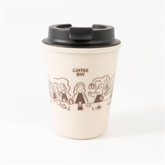 【Rivers】リバーズ ウォールマグ スリーク COFFEE BOY 350ml(LAST AFTER COFFEE / BEIGE)