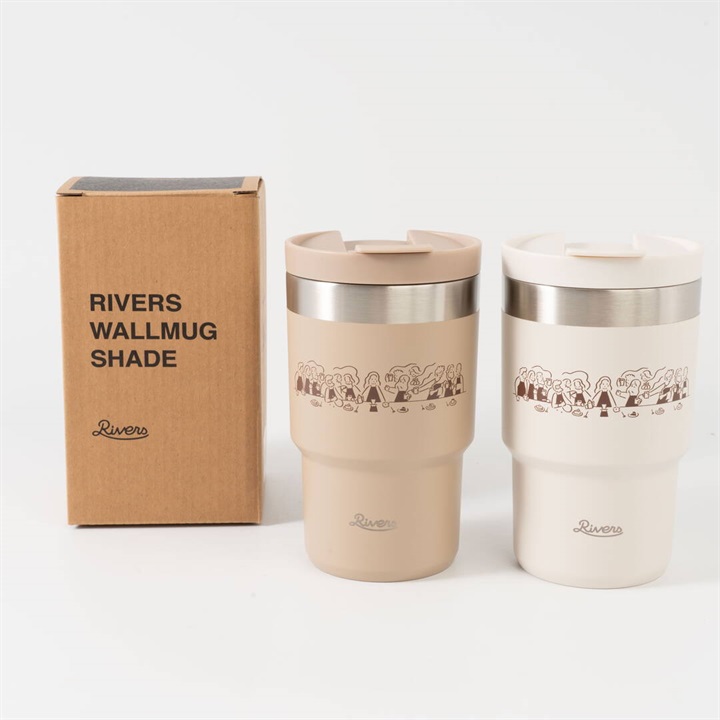 Rivers】リバーズ ウォールマグ シェイド COFFEE BOY 300ml｜てんと