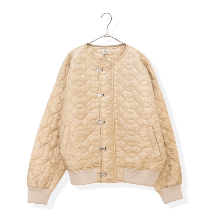 【alee】クロスウェーブキルトブルゾン