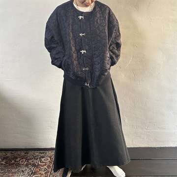 【alee】クロスウェーブキルトブルゾン