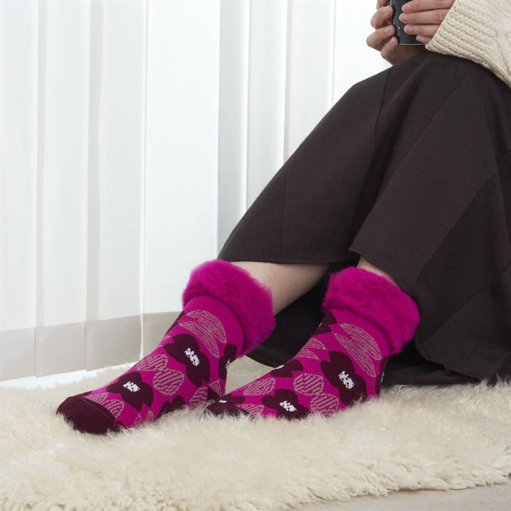 【from F】Kukkapuutarhaクッカプータラハ(花畑) もこもこソックス