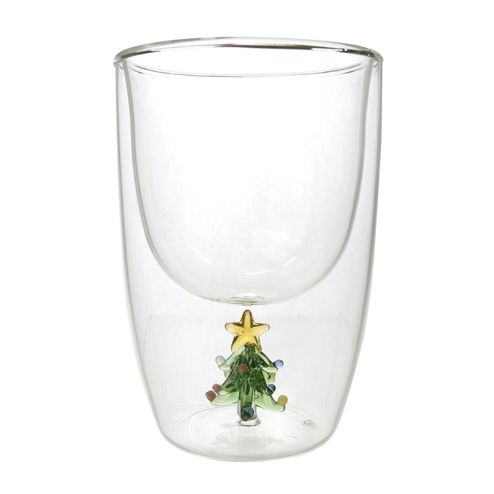 ダブルウォールグラス クリスマス 200ml