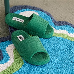 【BANACO】VIVID TERRY ROOM SLIPPER M／L(グリーンM)