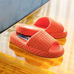 【BANACO】VIVID TERRY ROOM SLIPPER M／L(オレンジM)
