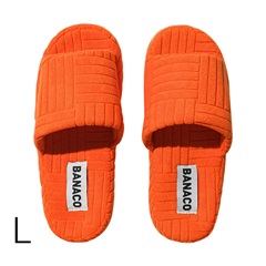 【BANACO】VIVID TERRY ROOM SLIPPER M／L(オレンジL)