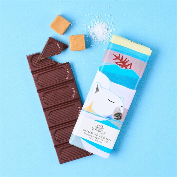 【第3世界ショップ】有機ソルト＆キャラメルチョコ『雪原の異世界』
