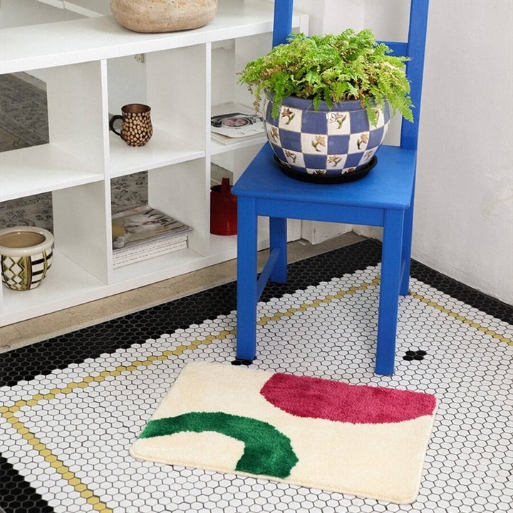 【DayDreamer】モチーフミニマット 40×60cm ブランク フルール