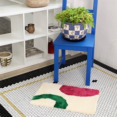 【DayDreamer】モチーフミニマット 40×60cm ブランク フルール