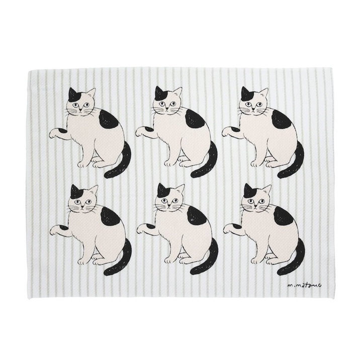 【松尾ミユキ】Kitchen cloth Cat キッチンクロス