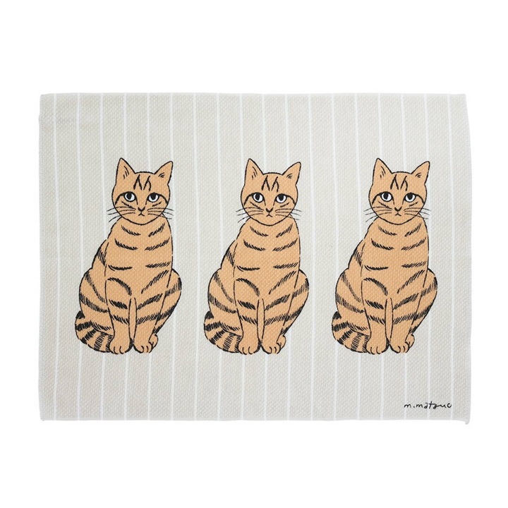 【松尾ミユキ】Kitchen cloth Cat キッチンクロス