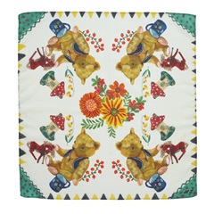【Nathalie Lete】Handkerchief 51135(Bear&House)