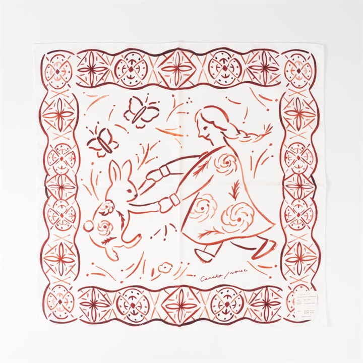 【Canako Inoue】Handkerchief scarf ハンカチーフスカーフ