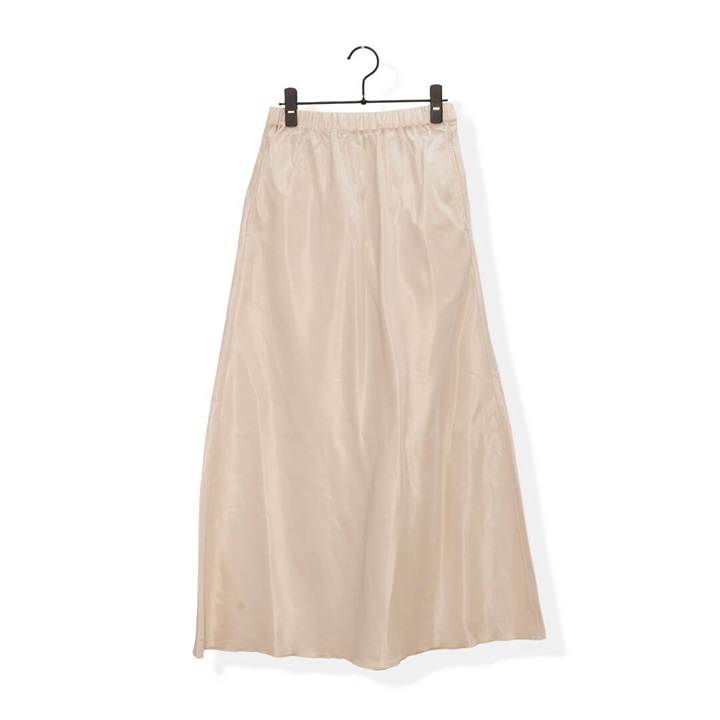 【hunch】キュプラライクヴィンテージサテン フレアスカート