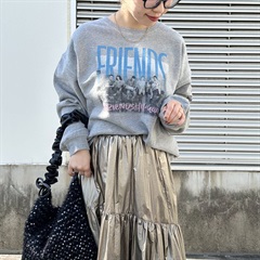 OTHER COLOR.&SAMPLE PHOTO FRIENDS 長袖スウェット