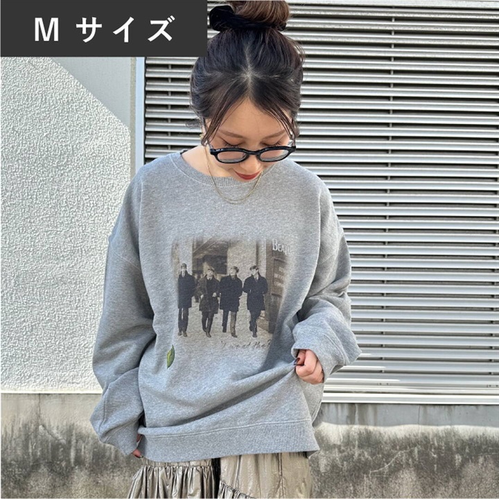 OTHER COLOR.&SAMPLE PHOTO THE BEATLES 長袖スウェット