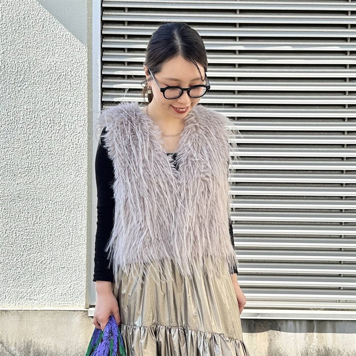 【fu-dueka：：】シャギーベスト