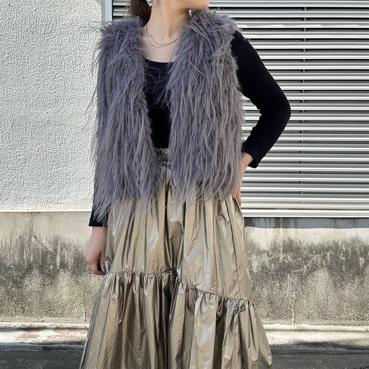 【fu-dueka：：】シャギーベスト