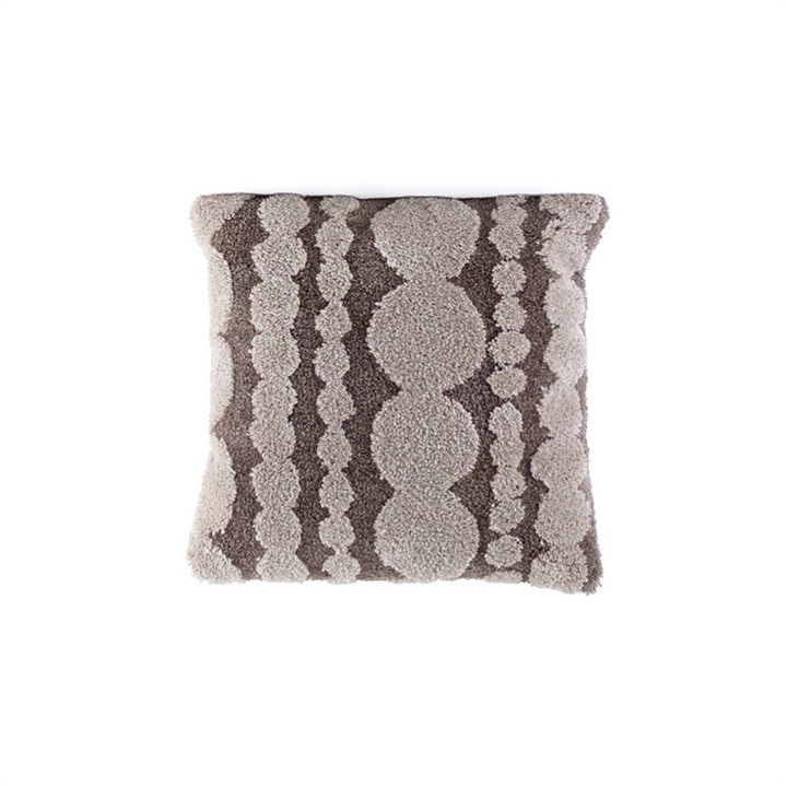 【shesay】ドットが並んだフック織のクッション