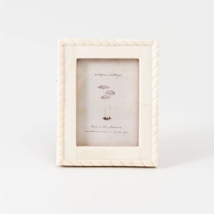 【artipur COTTAGE】ボーンフォトフレーム 	モノトーン