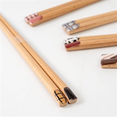 mys. 箸 22.5cm 1膳 ギフトBOX入り(マスタード)