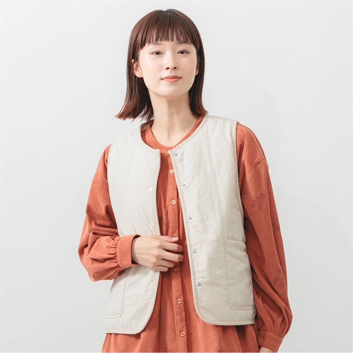 【M.M.O】撥水ワッシャー×ボアリバーシブルベスト