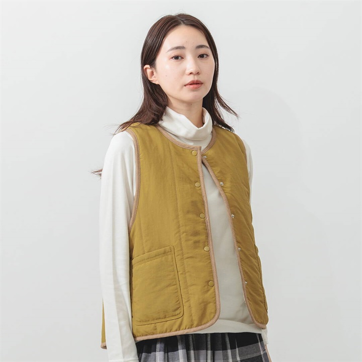 【M.M.O】撥水ワッシャー×ボアリバーシブルベスト