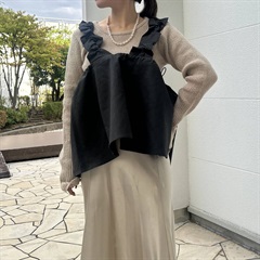 【Lupilien】微起毛ツイルジャンパーベスト