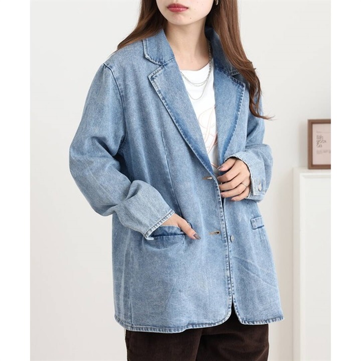 【Arinomama】9.5ozテーラードデニムジャケット
