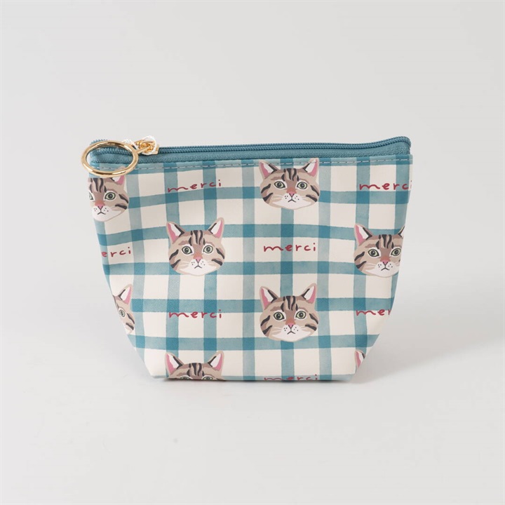 【ouaf ouaf ＆ miaou marche】マチ付きポーチ