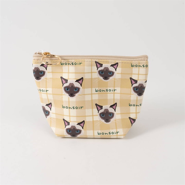 【ouaf ouaf ＆ miaou marche】マチ付きポーチ
