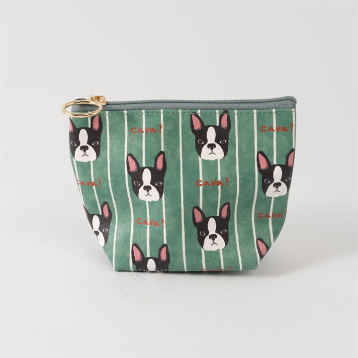 【ouaf ouaf ＆ miaou marche】マチ付きポーチ