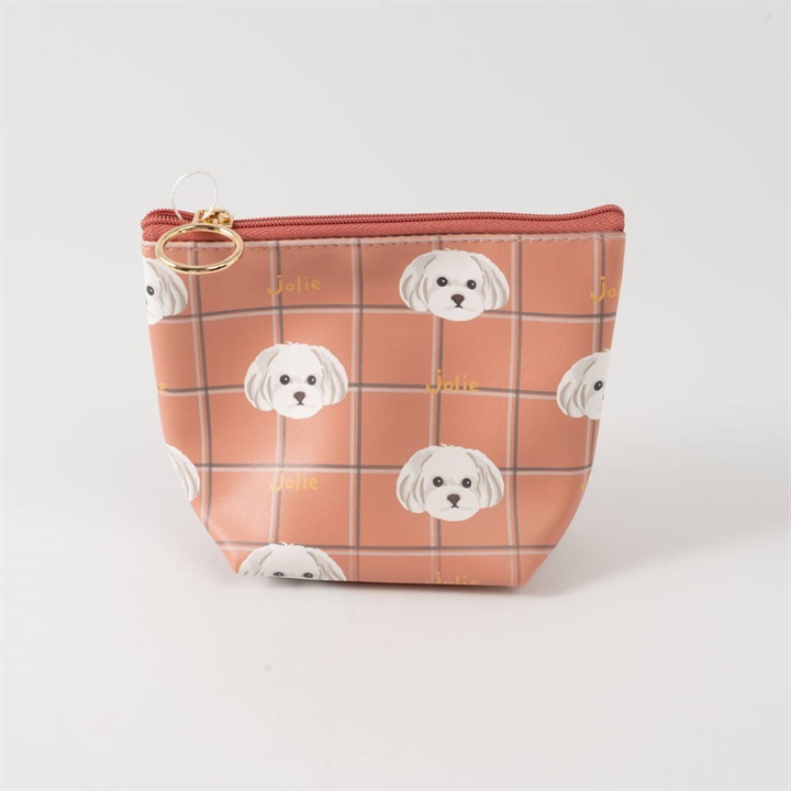 【ouaf ouaf ＆ miaou marche】マチ付きポーチ