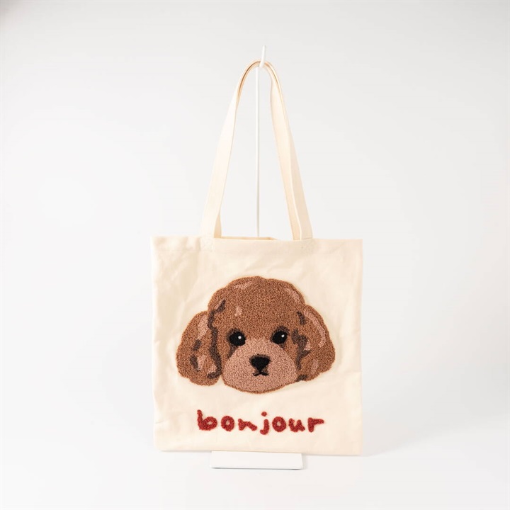 【ouaf ouaf ＆ miaou marche】サガラ刺繍トートバッグ